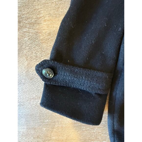 BURBERRY Children Black Peacoat Coat Jacket Girls size 4 - Picture 10 of 13